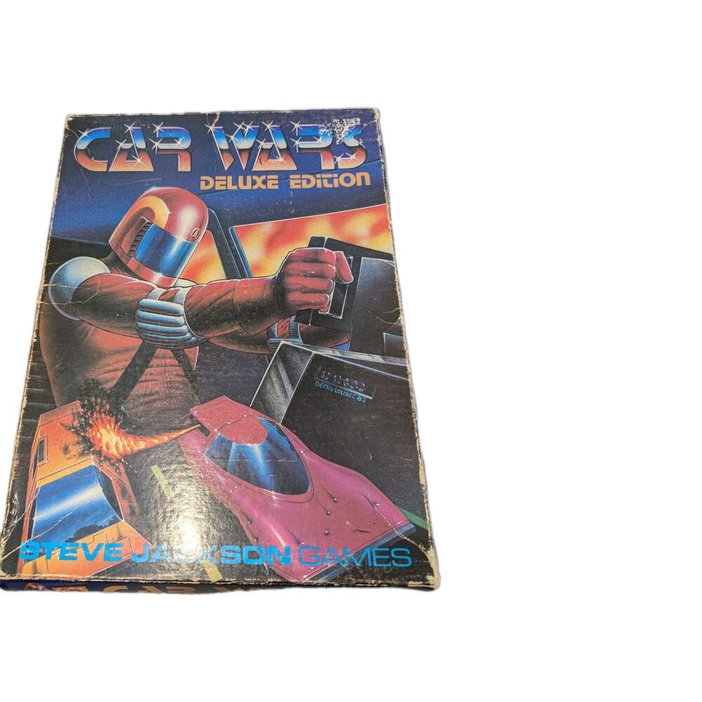 Vtg Car Wars Car Wars Deluxe Edition Steve Jackson Games